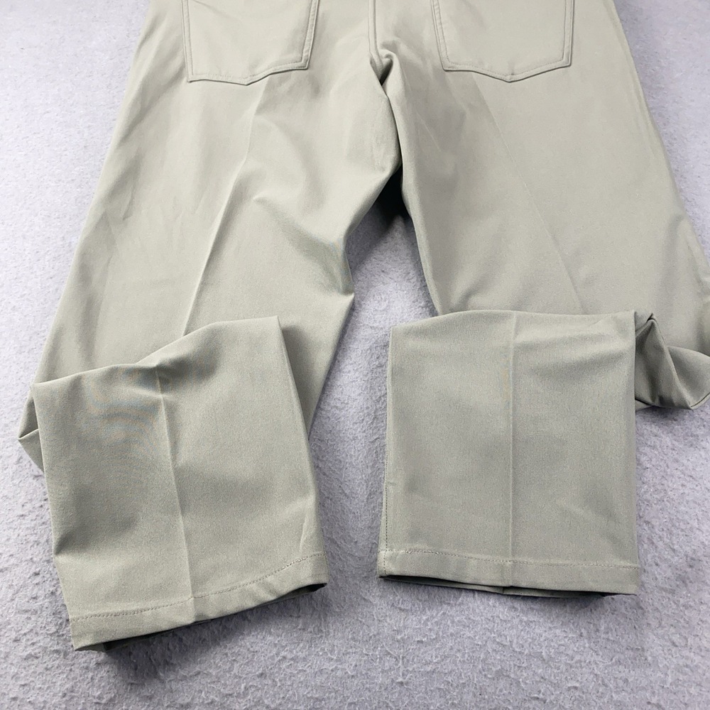 Rye 51 Voyager Mens 33x28 Green Flat Tech Blend Golf Performance Chino Pants - Picture 5 of 10